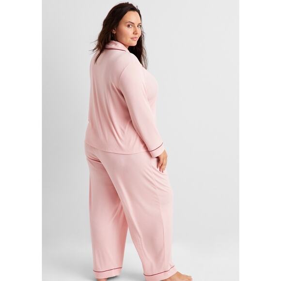 Brand New State of Day Women's Size XXL 2XL Think Pink Pajama Set Lounge - Picture 2 of 7